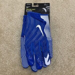 Nike VaporKnit Football Gloves Size 4XL NFL PE Blue White